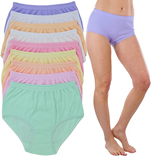 Image of ToBeInStyle Women's Pack of 6 High-Waisted Girdle Brief Tummy Support Everyday Panties