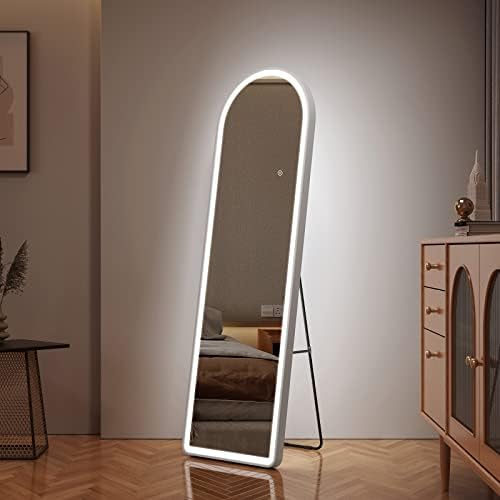 EMKE Full Length Mirror with Led Lights, 147 x 45 cm Large Free