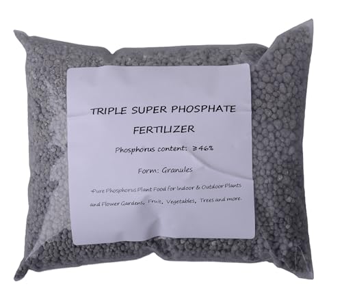 Triple Super Phosphate Fertilizer Phosphorus Plant Food for Plants and Flower Gardens (1.9 Pounds)