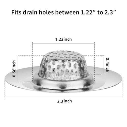 Colador Cocina de Acero Inoxidable 2 Piezas 5.84 cm miniatura 2