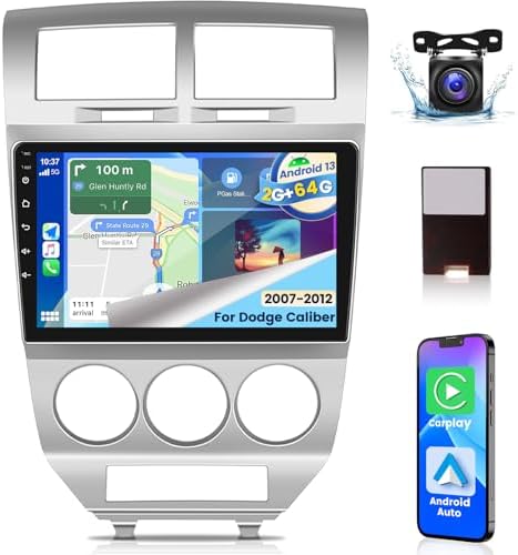 Amazon.com: [2G+64G] Car Radio for Dodge Caliber 2007-2012, 10 inch ...