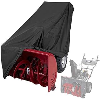 Himal Snow Thrower Cover-Heavy Duty Polyester,Waterproof,UV Protection,Universal Size for Most Electric Two Stage
