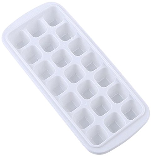 Superb Ice Cube Tray with EZ Release and No-Spill Steel Reinforced Rim