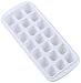 Miefuiya Superb Silicone Ice Cube Tray with EZ Release and No-Spill Steel Reinforced Rim, 18 Cubes