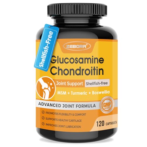 32% off - ZEBORA Glucosamine Chondroitin, Joint Supplements for Women/Men, with MSM, Turmeric, Joint Support...