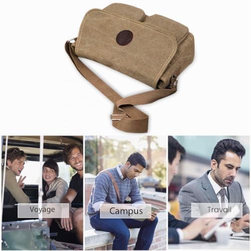 Tablet messenger bag briefcase compact souple multi-poches - 6