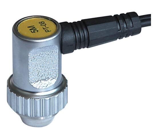 Ultrasonic Thickness Gauge Probe Transducer Sensor for Internal Defect Inspection of Metal Parts with Frequency 5MHz Range 1.00-100mm Crystal Diameter 8mm Dimensions 11.5mmx39mmx21.8mm