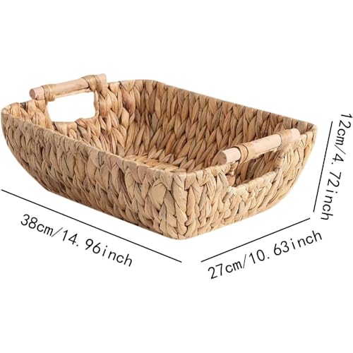 Cesta de almacenamiento rectangular para salón y cocina 4