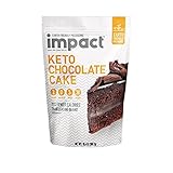 Impact Keto Chocolate Cake Mix –Sugar Free Keto Diet Friendly Baking Mix – 2 Net Carb, Non-GMO, Easy to Bake Keto Dessert & Healthy Delicious, Moist and Fluffy Cake – 10.6oz Pouch