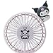 Sanrio 212181 2-Way Fan Kuromi Kuromi 7.1 x 3.9 x 1.6 inches (18 x 10 x 4 cm), Character