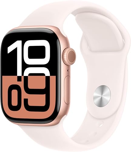 Apple Watch Series 10 [GPS, 42mm] - Rose Gold...