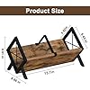 Wood Desktop Bookshelf, Retro Tabletop Bookshelf, Desk Shelf For Top Of Desk In Living Room, Home, Office, Tilting Bookcase For Cds, Magazine, Books, Home Decor P 287263093 - View #6