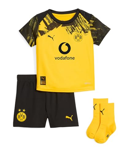 Image of PUMA Borussia Dortmund Home Baby Kit Jersey Set 2025/2026 Kids Yellow, 74 Children