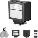 ULANZI SL02 Mini Speedlite with Video Fill Light Camera Flash for Canon/Fuji/Sony/Nikon/Panasonic/Olympus/Pentax, Digital Camera Speedlight Vlogs/Photography/Video Conference