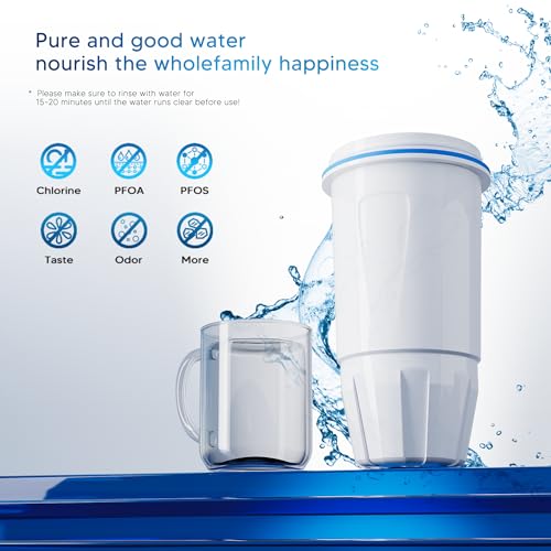 Image of BOGDA 12 Pack Water Filter Replacement Zero, 5-Stage Compatible with Zero Pitcher and Dispenser, Fit for Zero Filter Water Replacement Filters and ZR-001 ZR-017 ZR-004 ZR-600