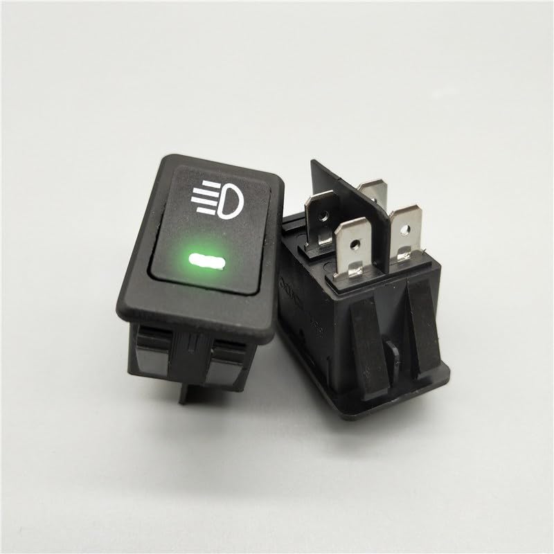Rode LED tuimelschakelaar aan / uit 12Volt DC