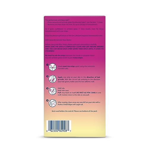 Veet 1259485 Ready-To-Use Waxing Kit For Women | Wax Strips For Body Hair Removal thumb #11