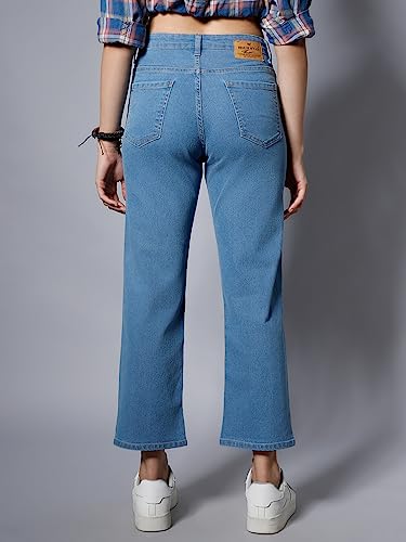 Image of HIGH Star Women's Regular Fit Mid Rise Jeans