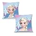 SRV Hub® 1 paire de coussins licorne en polyester réutilisable, multicolore et super doux, idée cadeau pour filles (paire de coussins Elsa de la Reine des neiges)