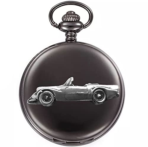 Montre gousset Daimler Dart SP250 ref55, finition effet étain et boîtier noir