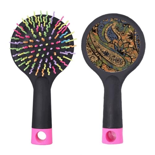 Brosse démêlante classique poisson lotus avec base coussin premium