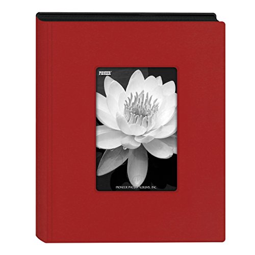 Pioneer Photo Albums Mini Frame Cover Photo Album, Holds 24 Photos, Red, 4″ x 6″