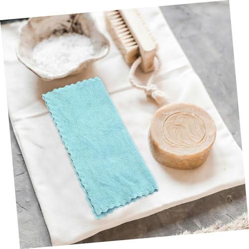 Serviette carrée en molleton Healvian lot de 16 pièces extra larges