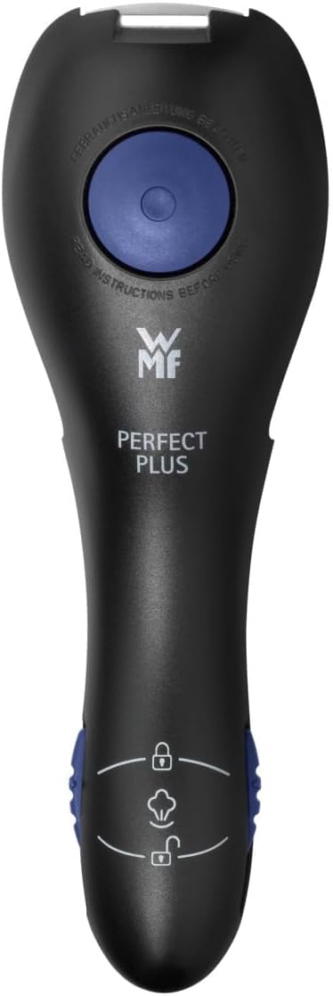 WMF wymienny uchwyt pokrywki do garnków Express 08.9560.9200 kompatybilny z całym asortymentem WMF Perfect Plus, do garnków o średnicy 22 cm, kolor szary z zaworem z dwoma pierścieniami