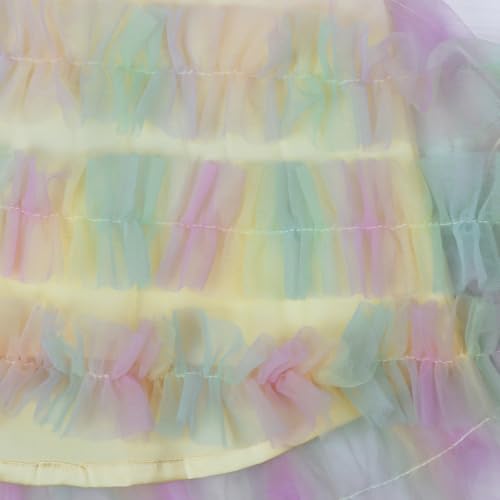 AGQT Toddler Girls Tutu Dress Tulle Sundress Size 18M-7T4