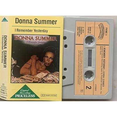 Donna Summer. I Remember Yesterday. 1977 audio cassette tape with paper labels.