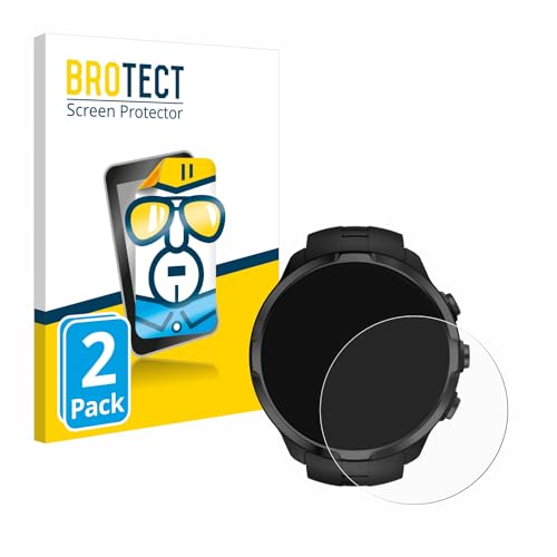 BROTECT Protector Pantalla para Suunto Spartan Sport/Ultra Protector Transparente (2 Unidades) Anti-Huellas