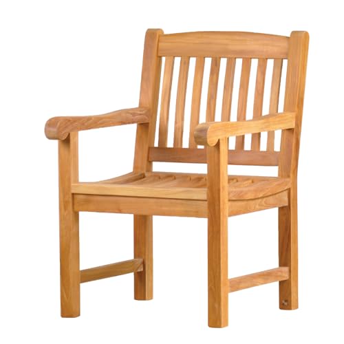 Kai Wiechmann Teak Sessel Gartenstuhl Teakholz Massivholz Premium für Garten und Terrasse