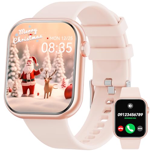 Karchilor Smart Watch for Women with Bluetooth Call 1.83'' Fitness Tracker with Heart Rate Sleep Monitor Multiple Sport Modes Fitness Watch for Android iOS