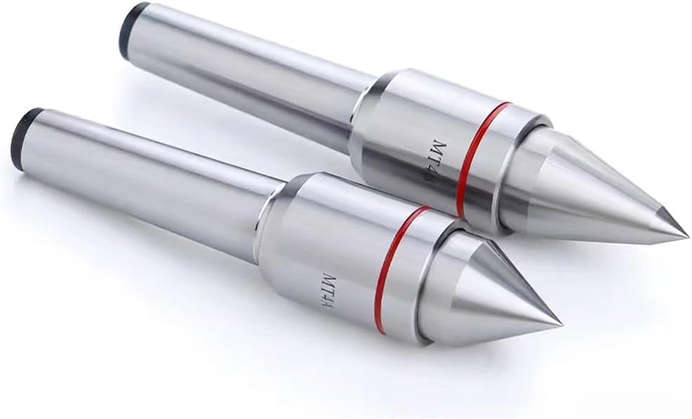 1pc Morse Taper Live Center Set MT1-MT5 Selectable, Heavy Duty Waterproof Rotating Center With Ball Bearings for Metal Lathe Tools(A type,MT5)
