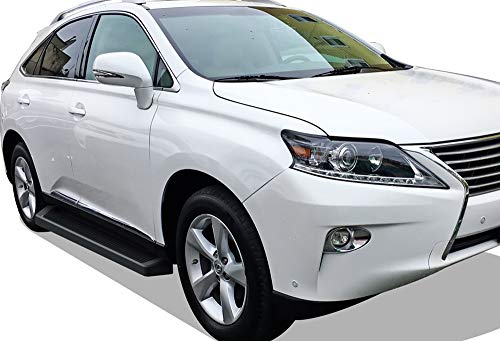 Estribos laterales para Lexus RX350 2010-2015 negro miniatura 6