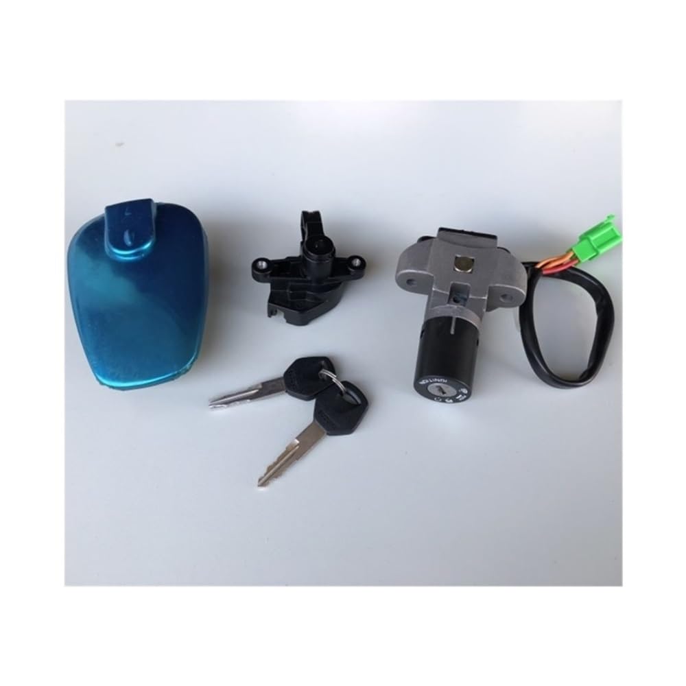 Llave de bloqueo de encendido de motocicleta con acabados de alta resistencia