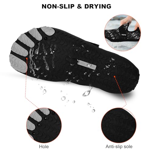 Image of barefoot hiking shoes for women men professional water shoes for women men barefoot hiking shoes for travel wide toe slip resistant breathable