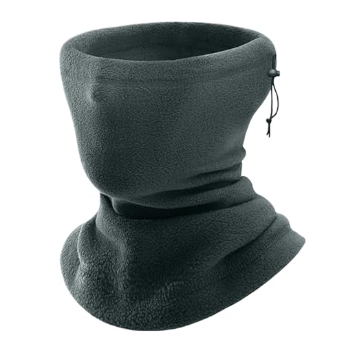 Funda de cuello para mujer – Cubrecuello ajustable de polar, resistente al viento y elástico, accesorio de calentamiento de invierno | hombres y mujeres, ideal para deportes al aire libre, senderismo,