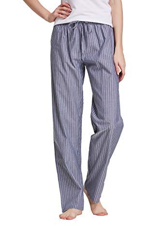Image of CYZ Women's 100% Cotton Woven Poplin Sleep Pajama Pants