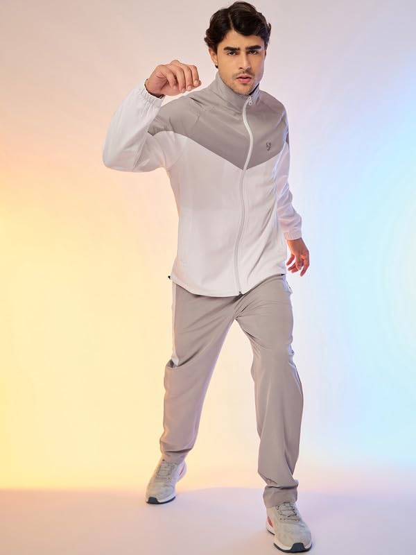 Image of SG Men's Tracksuit H3MTS8228 | Premium Sportswear | Multiple Colours & Sizes | Comfortable Athletic Track Suit for Gym, Running & Casual Wear