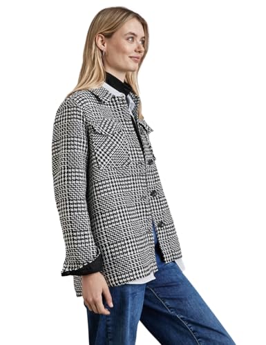 Veste bouclé à carreaux femme parfaite pour vos journées de bureau et sorties