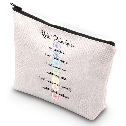 G2TUP Reiki Master Yoga Teacher Makeup Bag Just for Today