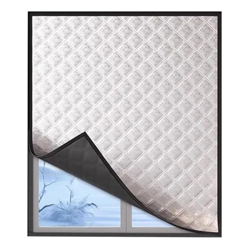 Moustiquaire Isolation Thermique Blanche 19.68x55.11 Pouces Rideau Hiver Chaud