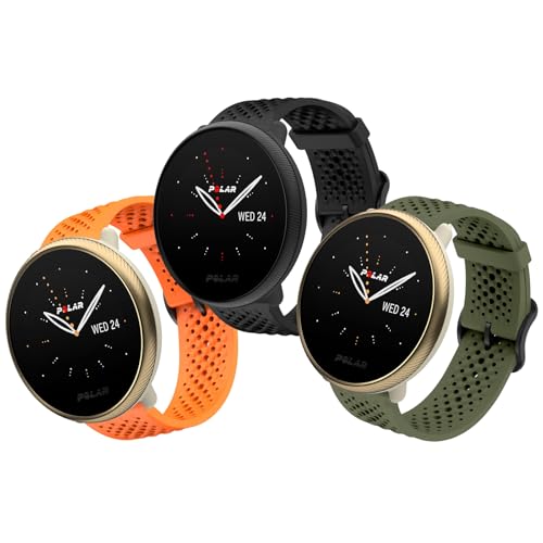 OUTPUTBT Silicona Correa 20mm Compatible con Polar Ignite/Ignite 2/3 Pulsera Sport para Polar Unite/Pacer/Pacer Pro para Hombre Mujer