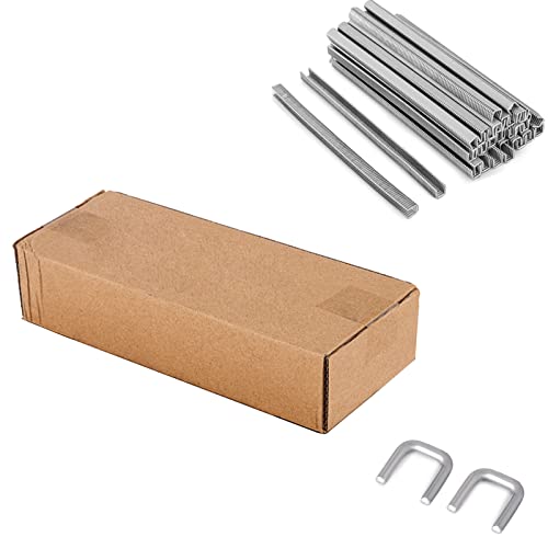 INTSUPERMAI 1 Box Sausage Clipper Clips U-Shape Sausage Clippers for Manual U-Shape Sausage Clipper Clipping Machine for Supermarkets Bakeries Cafes 4000 PCS/Box