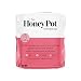 The Honey Pot Postpartum Feminine Pads with Wings, Herbal All Natural, for women after birth, (12 Count)