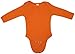 Earth Elements Baby Long Sleeve Bodysuit 6-12 Months Orange