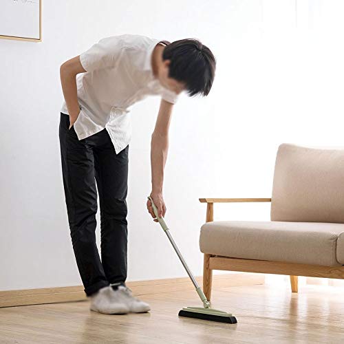 Betti Household Long Handle Broom Magic Sponge Floor Cleaner Dust Brush Multifunctional Home Office Cleaning Tool Stainless Steel Floor Shower Squeegee (Color : Blue) #TOP2