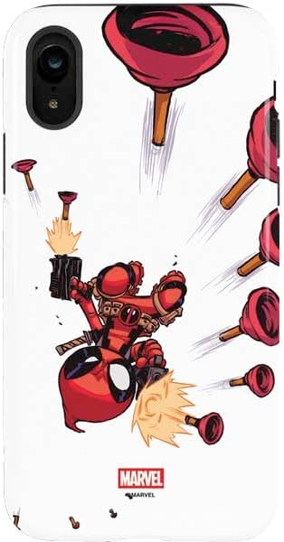 Skinit Pro Phone Case Compatible with iPhone XR - Officially Licensed Marvel Deadpool Babypool Design