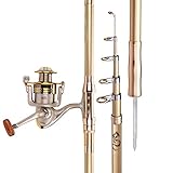 2. Aufwändige Gestaltung: Stahlführungsring, schnelle Wärmeableitung, glatte Linien, Robustheit und Langlebigkeit, keine Schäden an die Angelschnur, hochkohlenstofffaserverstärktem Kohlenstoff Tuch Design Wicklung, keine Handverletzung, keinen Schlupf, starke Taille, besser geeignet für IhreAngeln.Große Last, ein besserer Schutz.Der spiralförmige Metallscheibe Sitz ist robust und stabil, und die Angelspule ist nicht leicht zu lösen.Der Pol ist etwas dicker.